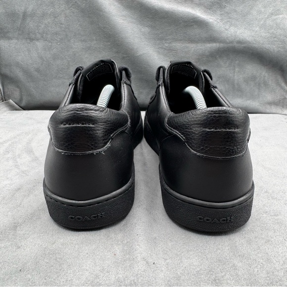 Coach C126 Low-Top Sneakers Men’s Shoes Size 12 Black Leather Stylish Comfort - Picture 10 of 14